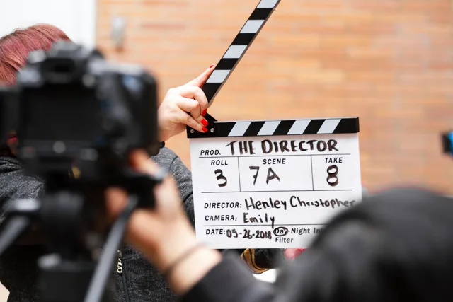 Sony Venice cinema camera on a professional film set