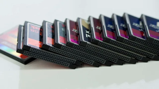 Professional CFast cards for cinema cameras — data recovery