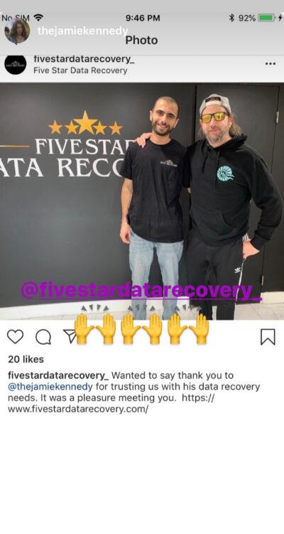 thejamiekennedy review of Five Star Data Recovery
